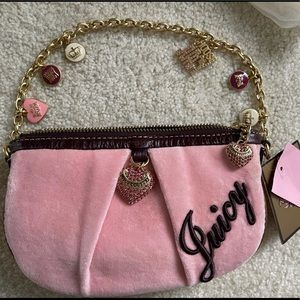 Velour juicy mini bag